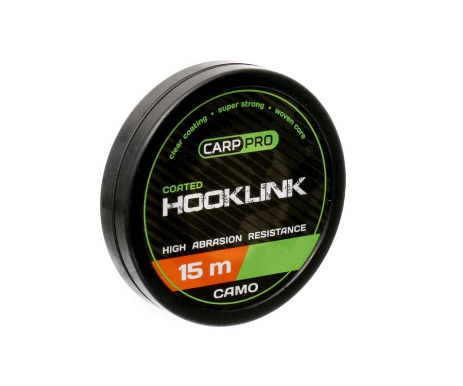 Carp Pro Soft Coated Hooklink Camo 15 m 20 lb